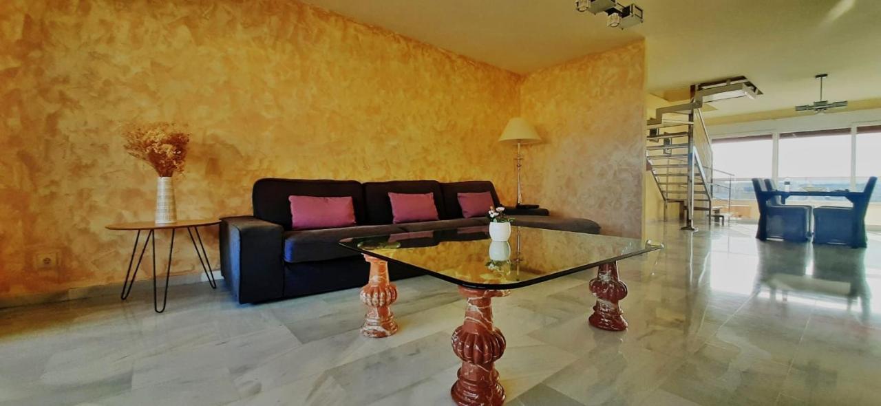 Penthouse With Private Pool, Hot Tub Jacuzzi With Sea Views And Chill-Out Zone, Close To The Sea Marbella Dış mekan fotoğraf